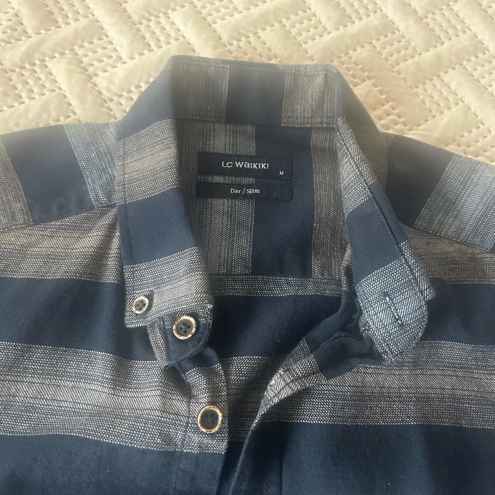 Striped Button-Up Shirt - Picture 5 of 6